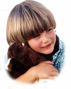 Small Child with Plush Toy